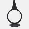 Sagebrook Home 16928-02 Metal, 13" Round Taper Candle Holder, Black