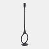Sagebrook Home 16928-03 Metal, 16" Round Taper Candle Holder, Black