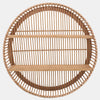 Sagebrook Home 16996 Bamboo, 31" Wall Shelf, Natural
