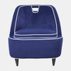 Sagebrook Home 17050-01 Two-Toned Accent Chair - Dark Blue Kd