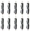 50mm + 38mm Double Tandem Cast Metal Pulley – Pack of 10