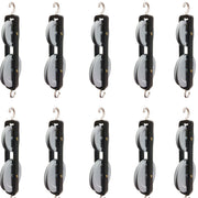 Painted Metal Double Tandem Pulley Set for Classroom Experiments