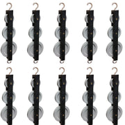 Multi-Size Tandem Pulley Set for Physics Labs – 10 Count