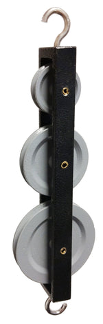 Cast Metal Triple Pulley System (10 Pack) for Force and Motion