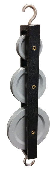 Cast Metal Triple Pulley System (10 Pack) for Force and Motion