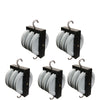 50mm Triple Groove Metal Pulley Set (Pack of 5)