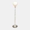 Sagebrook Home 17185-03 Glass, 24" Tealight Holder, Pear White