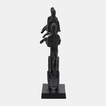 Sagebrook Home 17327 Metal, 15" 4 Men Balancing Act, Black