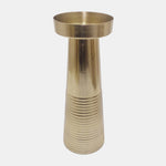 Sagebrook Home 17373-02 Metal, 12" Textured Pillar, Gold