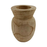 Sagebrook Home 17378 Wood, 10" Vase, Natural