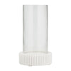 Sagebrook Home 17401 Marble, 11" Hurricane Holder, White Kd