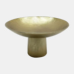 Sagebrook Home 17402-04 Metal, 7" Bowl With Stand, Gold
