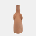 Sagebrook Home 17412-02 Ceramic, 9", Elephant Deco, Terracota