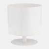 Sagebrook Home 17427-03 Ec Metal, 10", Flat Round Base Planter, White