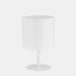 Sagebrook Home 17429-03 Ec Metal, 6", Flat Round Base Planter, White