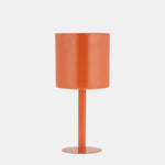 Sagebrook Home 17429-04 Ec Metal, 6", Flat Round Base Planter, Burnt Orange