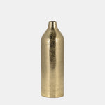 Sagebrook Home 17522-03 Metal, 15" Cylinder Vase, Gold