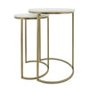 Sagebrook Home 17530-01 Wood, 18" Scandinavian Farmhouse Side Table, Natural