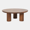 Sagebrook Home 17531-01 Wood, 35" Scandinavian Coffee Table, Brwn Kd