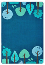 Carpets for Kids KIDSoft Tranquil Trees Classroom Rug, Blue, Rectangle