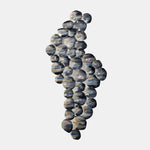 Sagebrook Home 17574 Metal, 41" Decorative Wall Art, Blue