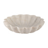 Sagebrook Home 17599 Marble, 12"D Shel Shaped Bowl, White