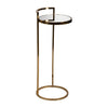 Sagebrook Home 17633 Metal, 10"x26" Drink Table With Mirror Top, Gold