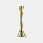 Sagebrook Home 17743-01 9" Metal, Taper Candle Holder, Brass