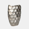 Sagebrook Home 17756-01 Metal, 20" Honeycomb Vase, Siver