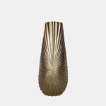 Sagebrook Home 17757-01 Metal, 12" Burst Vase, Champagne