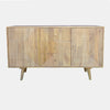 Sagebrook Home 17869 Wood, 53X33" Ridged Sideboard, Natural