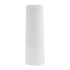Sagebrook Home 17919-02 Ceramic, 18" Lined Cylinder Vase, White