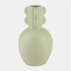 Sagebrook Home 17960-02 Ceramic, 9" Eared Vase, Cucumber