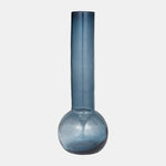 Sagebrook Home 18004-03 Glass, 20" Vase Blue