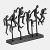 Sagebrook Home 18022 Metal, 16" Marathon, Black