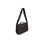 Amerileather Legacy Leather Woody Shoulder Bag with Laptop Sleeve – Top Grain Cowhide and Smart Portfolio-Style Organizer Design