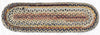 Earth Rugs random oval braided jute stair tread 27x8.25