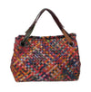 Amerileather Cybil Tote – Hand-Woven Leather Handbag