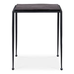 Uttermost 22979 Matte Black Wavelet Iron Side Table