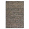 Uttermost Tobais 5'×8' Handwoven Rescued Leather & Hemp Rug – Brown/Black Eco-Friendly Area Rug