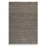 Uttermost Tobais 5'×8' Rescued Leather and Hemp Rug – Brown and Black Handwoven Eco-Friendly Area Rug