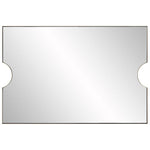 Uttermost Indoor Wall Mirror – Sleek Iron Frame, 35.5