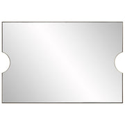 Uttermost Indoor Wall Mirror – Sleek Iron Frame, 35.5
