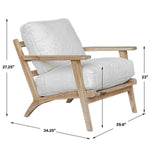 Ivory Sheepskin Accent Chair – Comfortable Seating with Sleek Style
