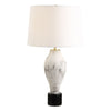 Uttermost 30427 Magdaline Rustic Table Lamp with Distressed Porcelain Base