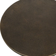 Sculptural outdoor side table