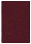 Carpets for Kids Mt St Helens Solids Collection Classroom Rug, Cranberry Red, 7' 6" x 12' Rectangle