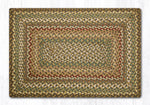 30" Oblong Jute Braided Rug – Natural Farmhouse Floor Mat by Earth Rugs