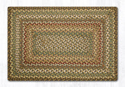 Fir/Ivory Braided Rug