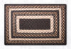 Earth Rugs Mocha & Frappuccino Oblong Braided Jute Rug 20x30